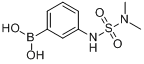 3-(N,N-二甲基磺酰胺氨基)苯基硼酸分子式结构图