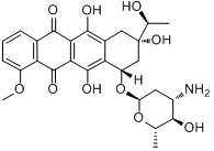 柔红霉素分子式结构图