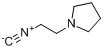 1-(2-异氰乙烷基)-吡咯烷分子式结构图