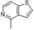 4-甲基噻吩并[3,2-C]吡啶分子式结构图