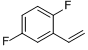 2,5-二氟苯乙烯分子式结构图