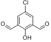 2,6-二甲酰基-4-氯苯酚分子式结构图