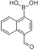 4-甲酰基萘-1-硼酸分子式结构图