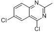 4,6-二氯-2-甲基喹唑啉分子式结构图