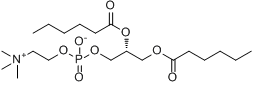 1,2-二己酰卵磷脂分子式结构图