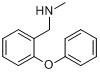 N-甲基-N-(2-苯氧基苄基)胺分子式结构图