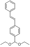 反-4-甲酰基-二苯乙烯二乙缩醛分子式结构图