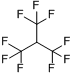 2-三氟甲基-1,1,1,3,3,3-六氟丙烷分子式结构图