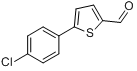 5-(4-氯苯基)噻吩-2-甲醛分子式结构图