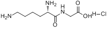 赖氨酸-甘氨酸二肽分子式结构图