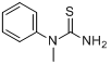 N-甲基-N-苯基硫脲分子式结构图