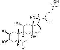 土克甾酮分子式结构图