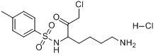 (3S)-7-氨基-1-氯-3-磺酰氨基-2-庚酮盐酸盐分子式结构图