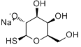 1-硫代-Β-D-吡喃半乳糖分子式结构图