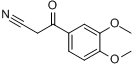 3,4-二甲氧基苯甲酰乙腈分子式结构图