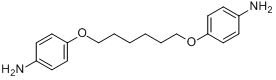 4,4'-(1,6-己二氧基)二苯胺分子式结构图