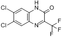 6,7-二氯-3-(三氟甲基)喹喔啉-2(1H)-酮分子式结构图