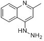 4-肼基-2-甲基喹啉分子式结构图