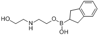 2-茚满基硼酸二乙醇胺酯分子式结构图