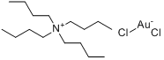四正丁基二氯金化铵分子式结构图