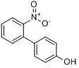4-羟基-2'-硝基联苯分子式结构图