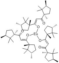 三(D,D-二龙脑甲酸脂)化铕分子式结构图