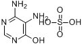 4,5-二氨基-6-羟基吡啶硫酸分子式结构图