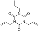 异氰尿酸二烯丙基正丙酯(含稳定剂3,5-二叔丁基-4-羟基甲苯)分子式结构图