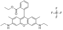 四氟硼酸罗丹明 6G分子式结构图