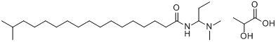 异硬脂酰胺丙基二甲基胺乳酸盐分子式结构图