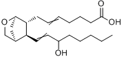 9,11-二脱氧基-9Α,11Α-亚甲基环氧前列腺素 F2Α溶液分子式结构图