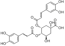 4,5-二咖啡酰奎宁酸分子式结构图