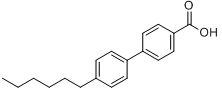 对己基联苯甲酸分子式结构图