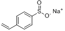 4-乙烯苯亚磺酸钠盐分子式结构图