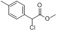 对甲基-Α-氯苯乙酸甲酯分子式结构图