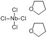 四氯双(四氢呋喃基)铌分子式结构图