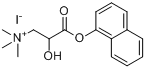 O-Β-萘氧羰基碘化胆碱[用于血清胆碱酯酶胆碱酯酶的测定]分子式结构图