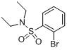2-溴-N,N-二乙基苯磺酰胺分子式结构图