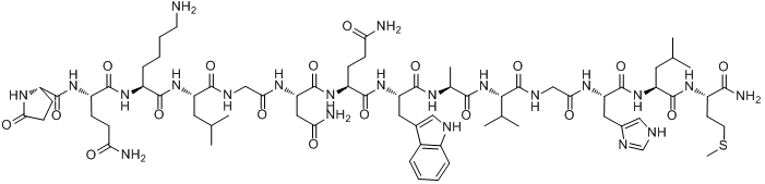 (LYS3)-BOMBESIN分子式结构图