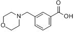 3-吗啉-4-基甲基苯甲酸分子式结构图