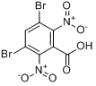 3,5-二溴-2,6-二硝基苯甲酸分子式结构图