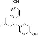 4,4'-(1,3-二甲基丁基)二苯酚分子式结构图