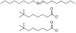 二辛基二新癸酰氧锡分子式结构图