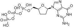 2',3'-二脱氧鸟苷-5-三磷酸钠盐分子式结构图