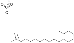 十六烷基三甲基铵高氯酸盐分子式结构图