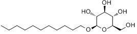 十一烷基 BETA-D-吡喃葡萄糖苷分子式结构图