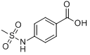 4-甲基磺酰胺基苯甲酸分子式结构图