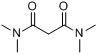 N,N,N',N'-四甲基丙二酰胺分子式结构图