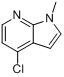 4-氯-1-甲基-1H-吡咯并[2,3-B]吡啶分子式结构图