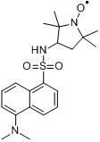 二甲基氨基-1-萘磺酰胺分子式结构图